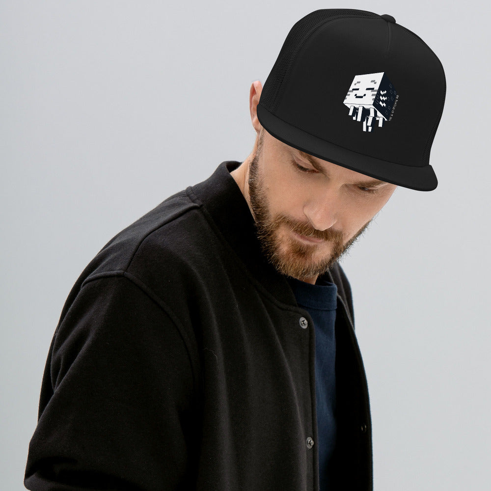 Alternative view of Minecraft Ghastling Trucker Hat