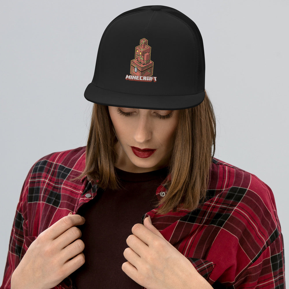 Alternative view of Minecraft The Copper Age Trucker Hat