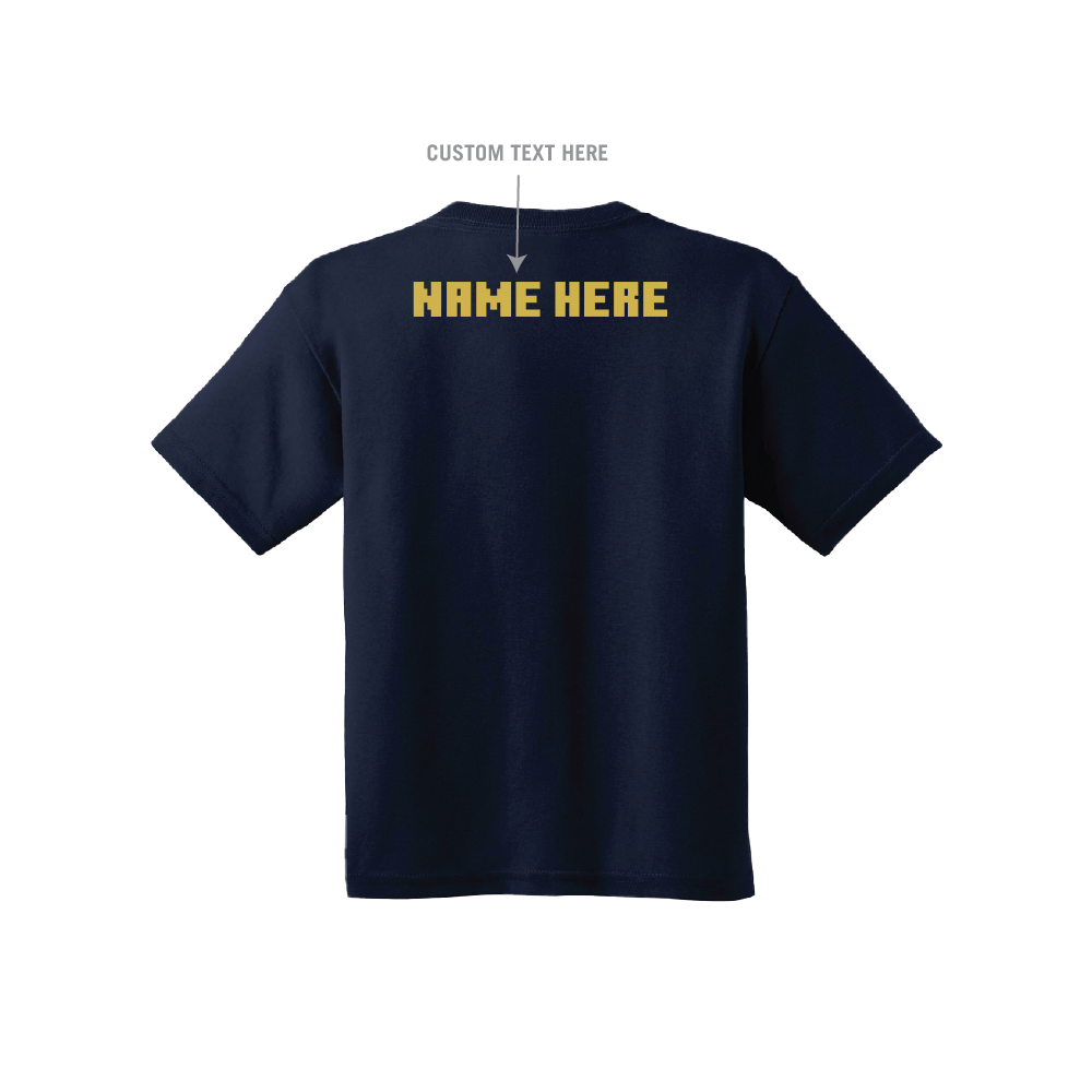 Alternative view of Minecraft Dungeons Logo Personalized Kids Short Sleeve T-Shirt