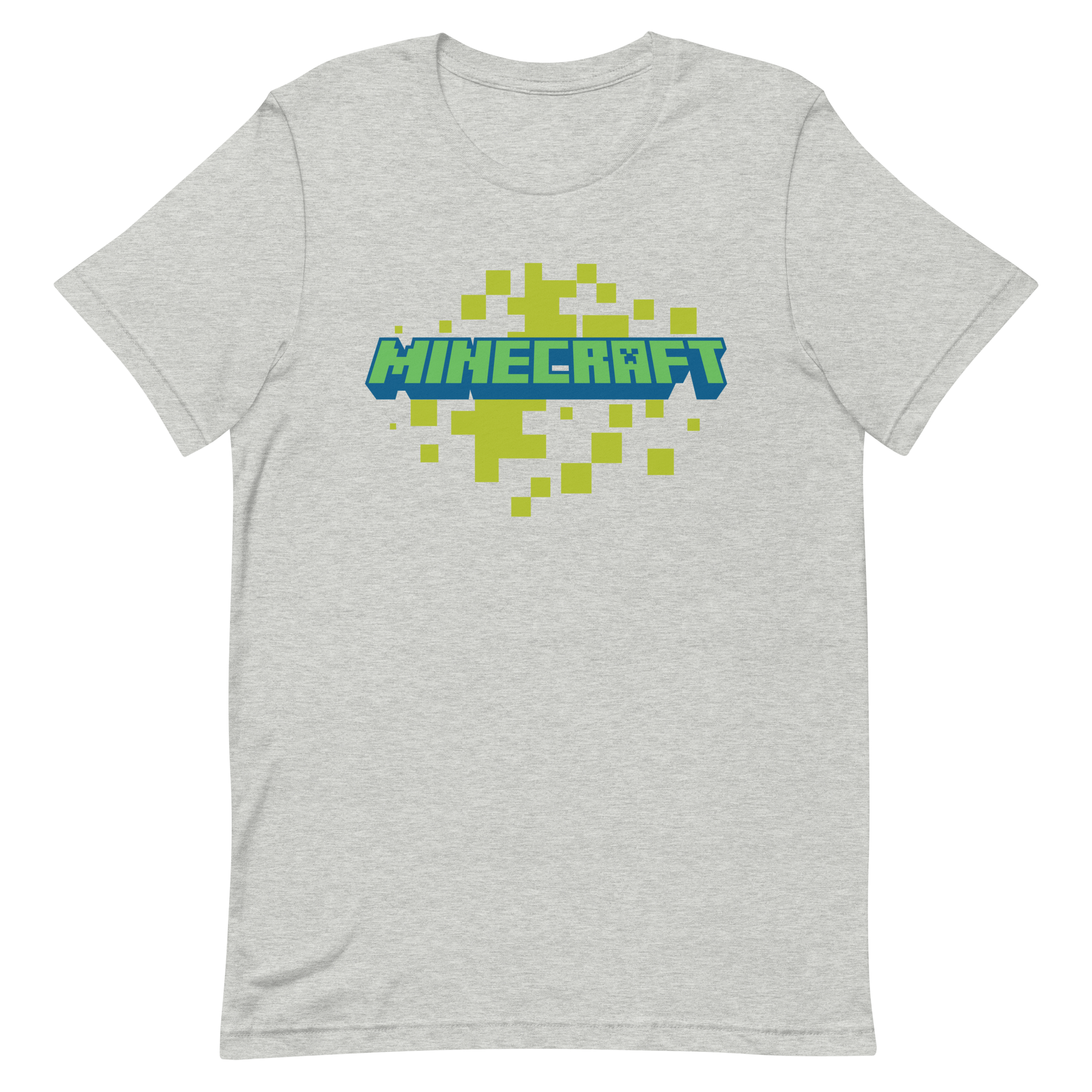 Alternative view of Minecraft Creeper Personalized Adult T-Shirt