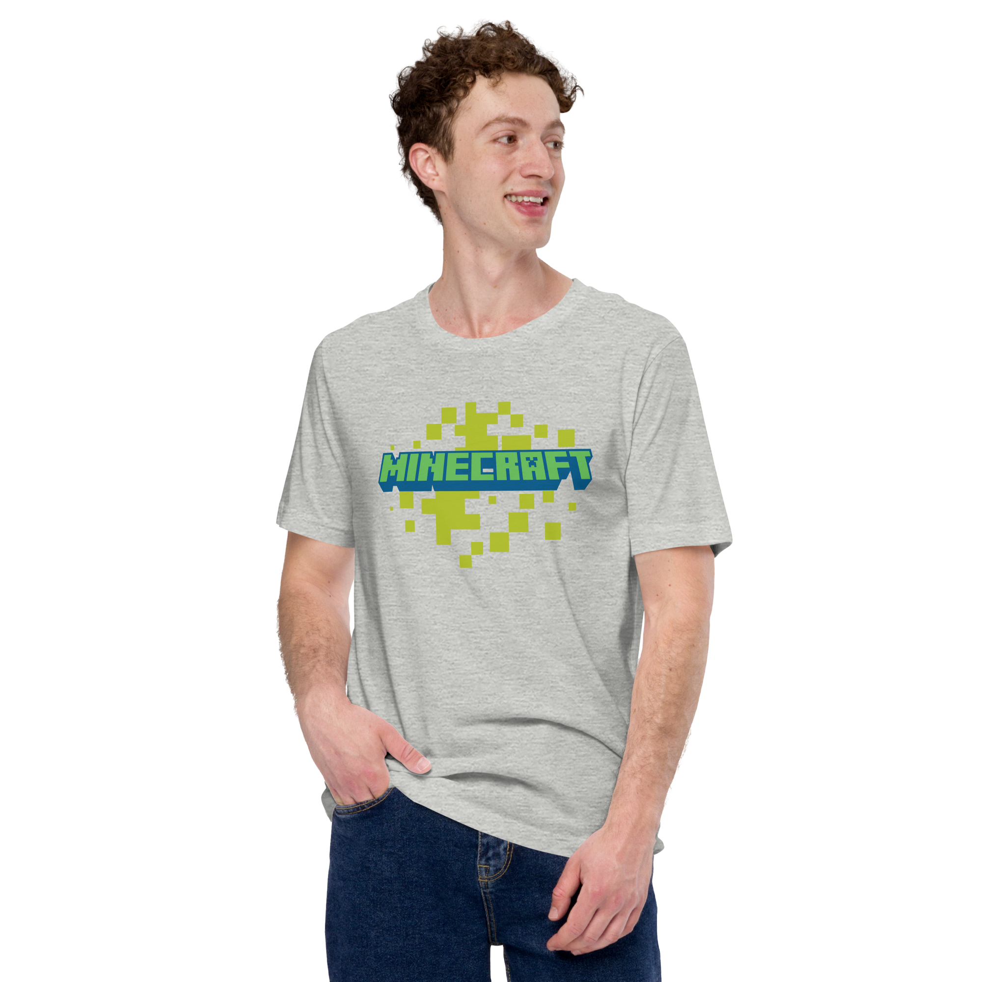 Minecraft Creeper Personalized Adult T-Shirt - Image 3