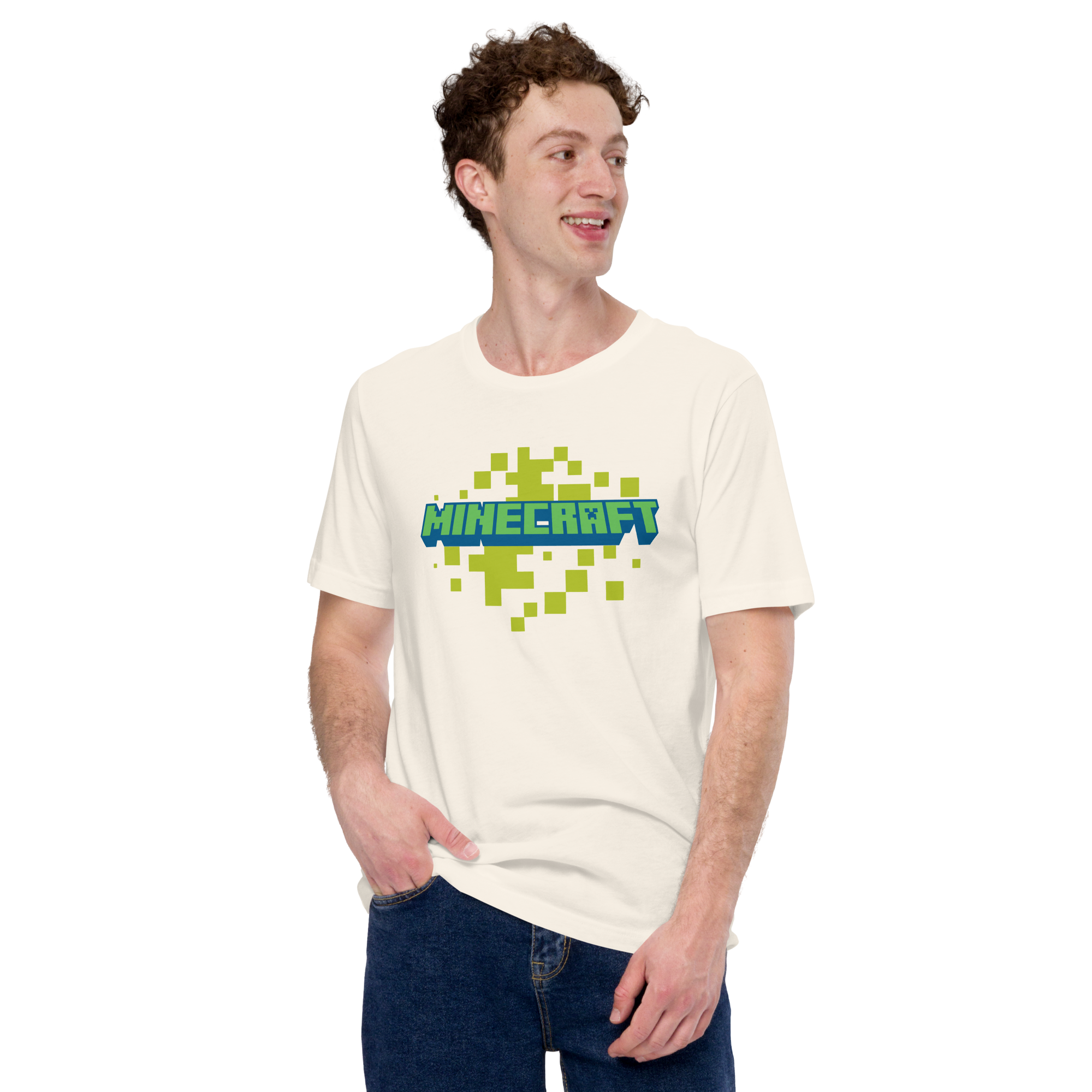 Minecraft Creeper Personalized Adult T-Shirt - Image 5
