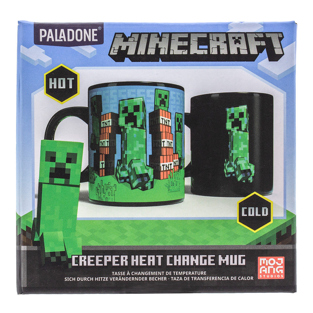 Alternative view of Minecraft Creeper Heat Change Mug