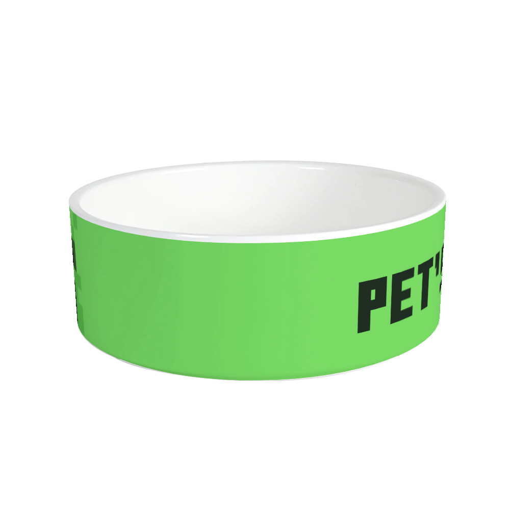 Minecraft Creeper Big Face Personalized Pet Bowl - Image 4