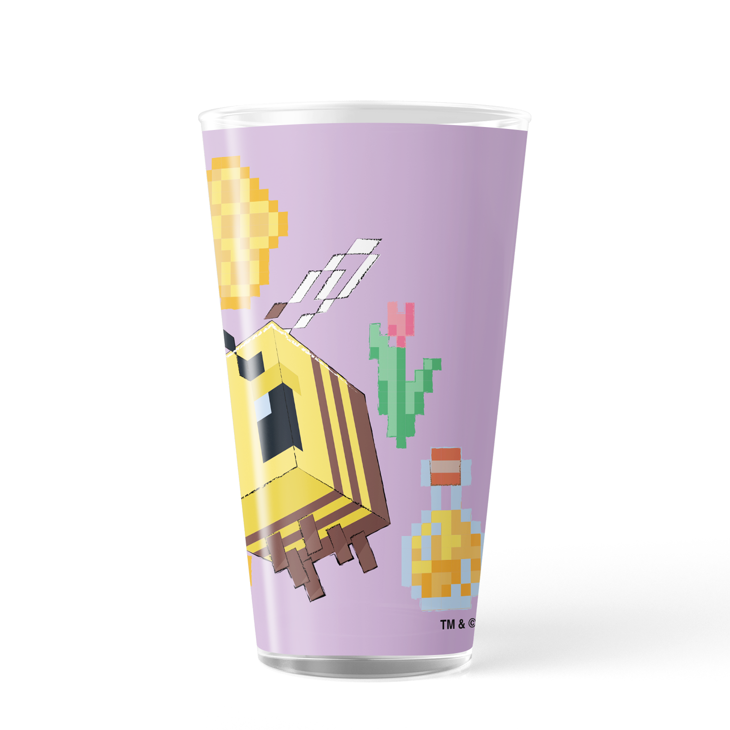 Minecraft Craft Without Limits 17 oz Pint Glass - Image 3