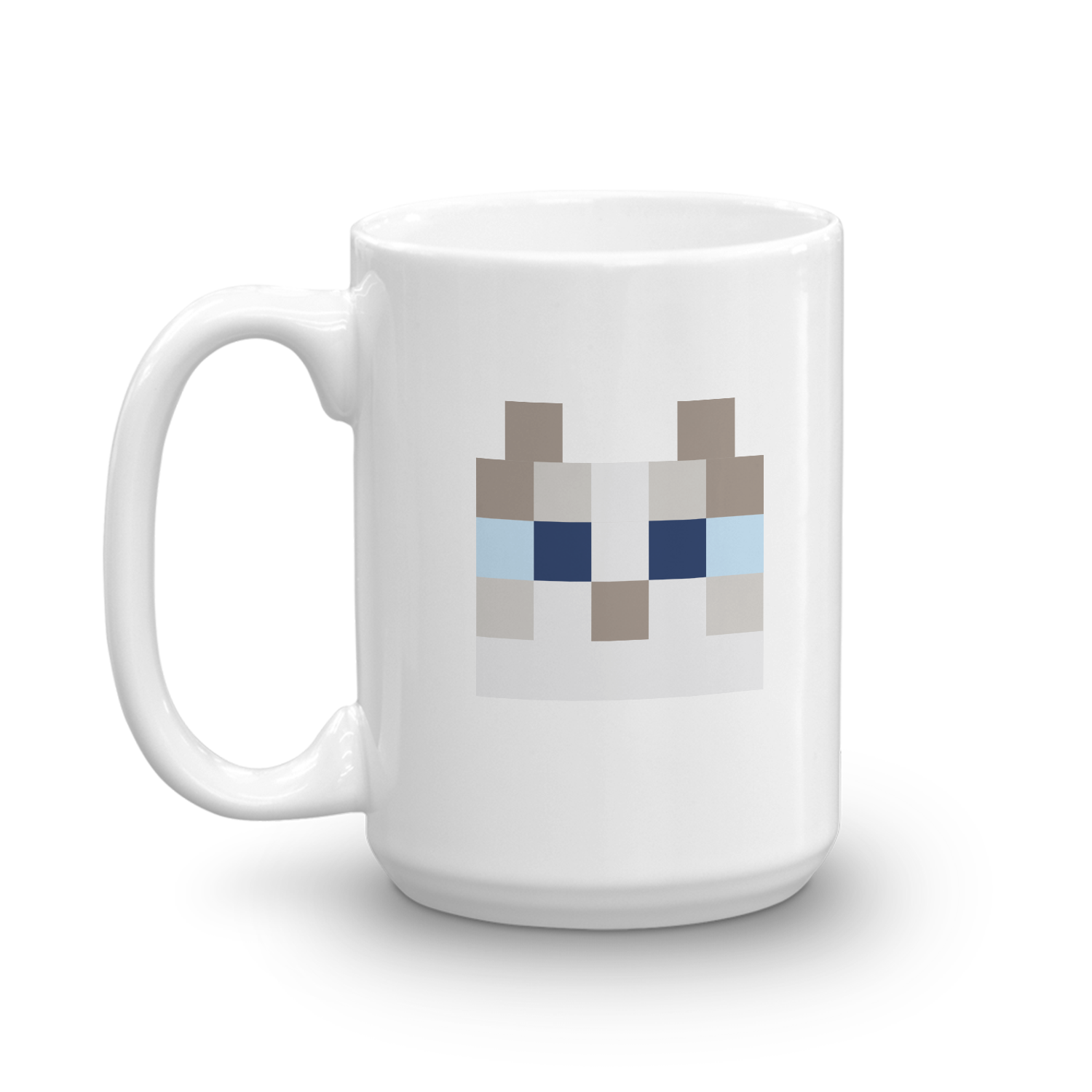 Minecraft Cat White Mug - Image 3