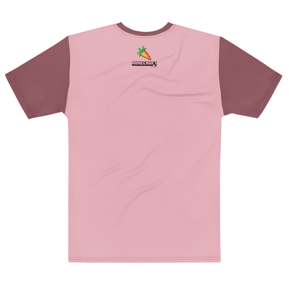 Minecraft Pig Unisex Short Sleeve T-Shirt - Image 3