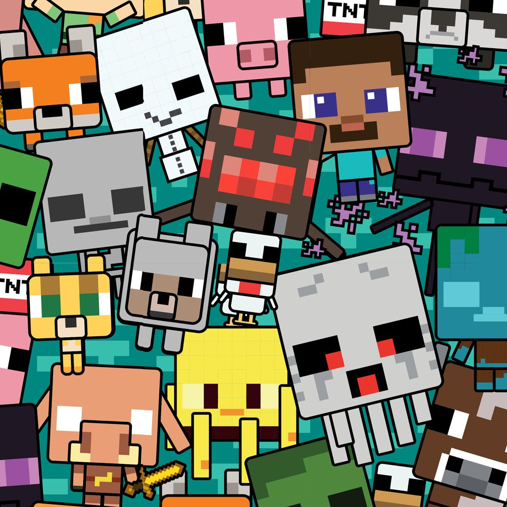 Alternative view of Minecraft Chibi Character Pattern Fanny Pack