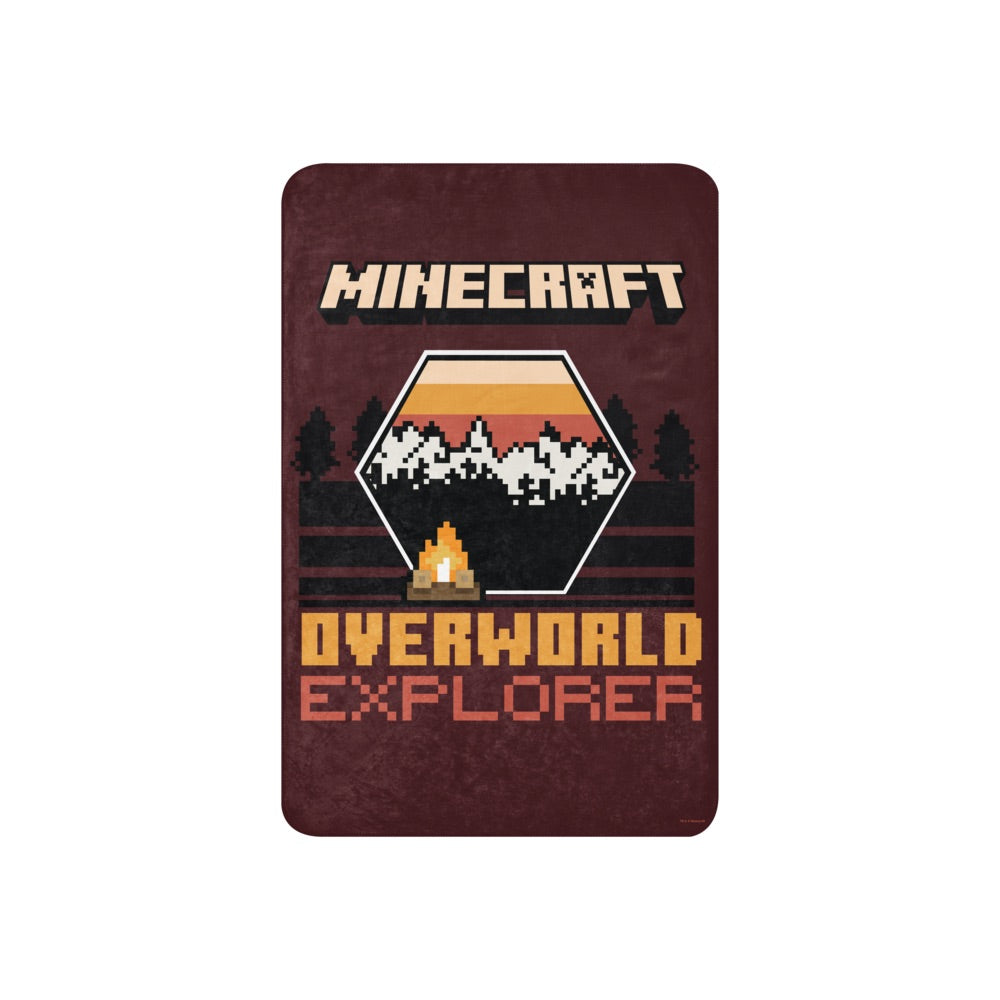 Minecraft Overworld Explorer Sherpa Blanket - Image 6