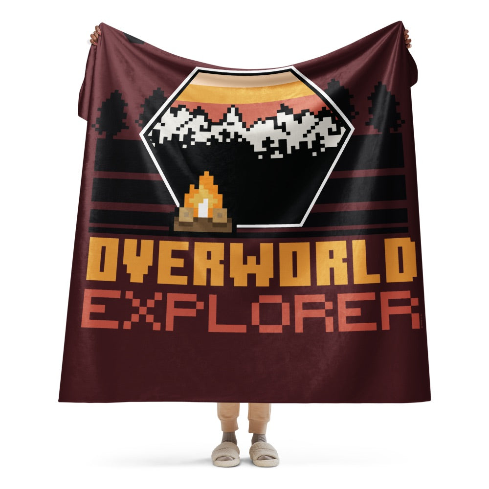 Minecraft Overworld Explorer Sherpa Blanket - Image 3