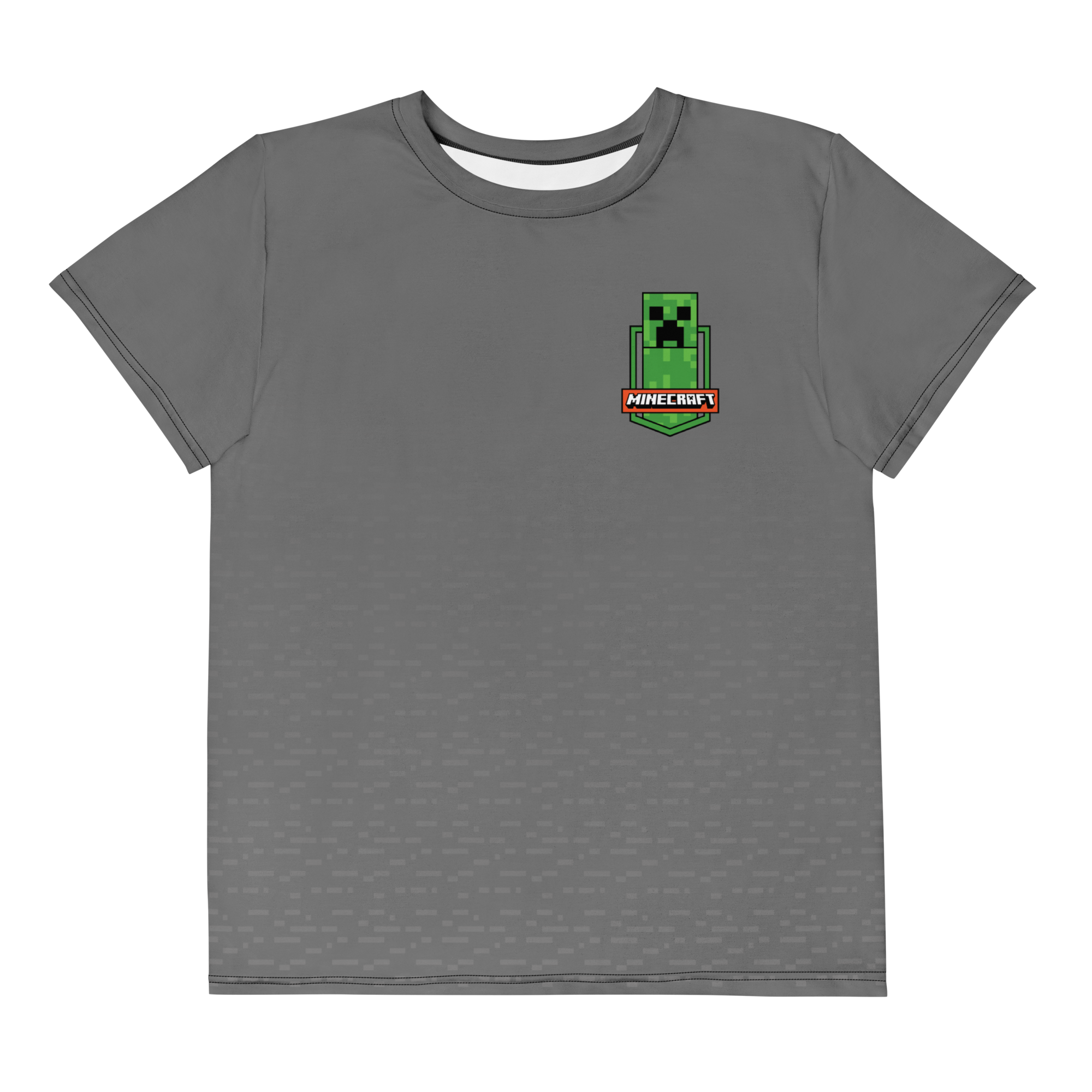 Alternative view of Minecraft TNT Creeper Kids Personalized T-Shirt
