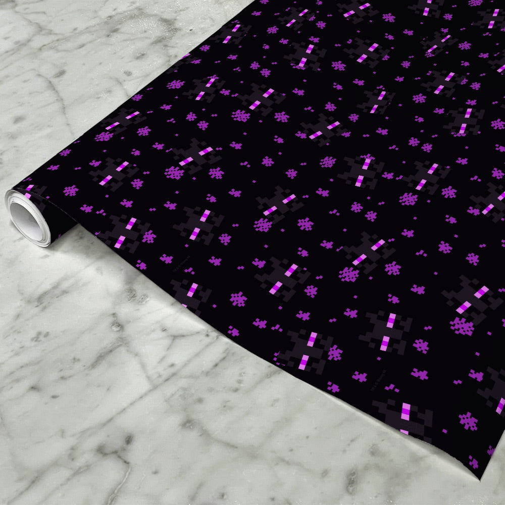 Minecraft Enderman Gift Wrap - Image 3