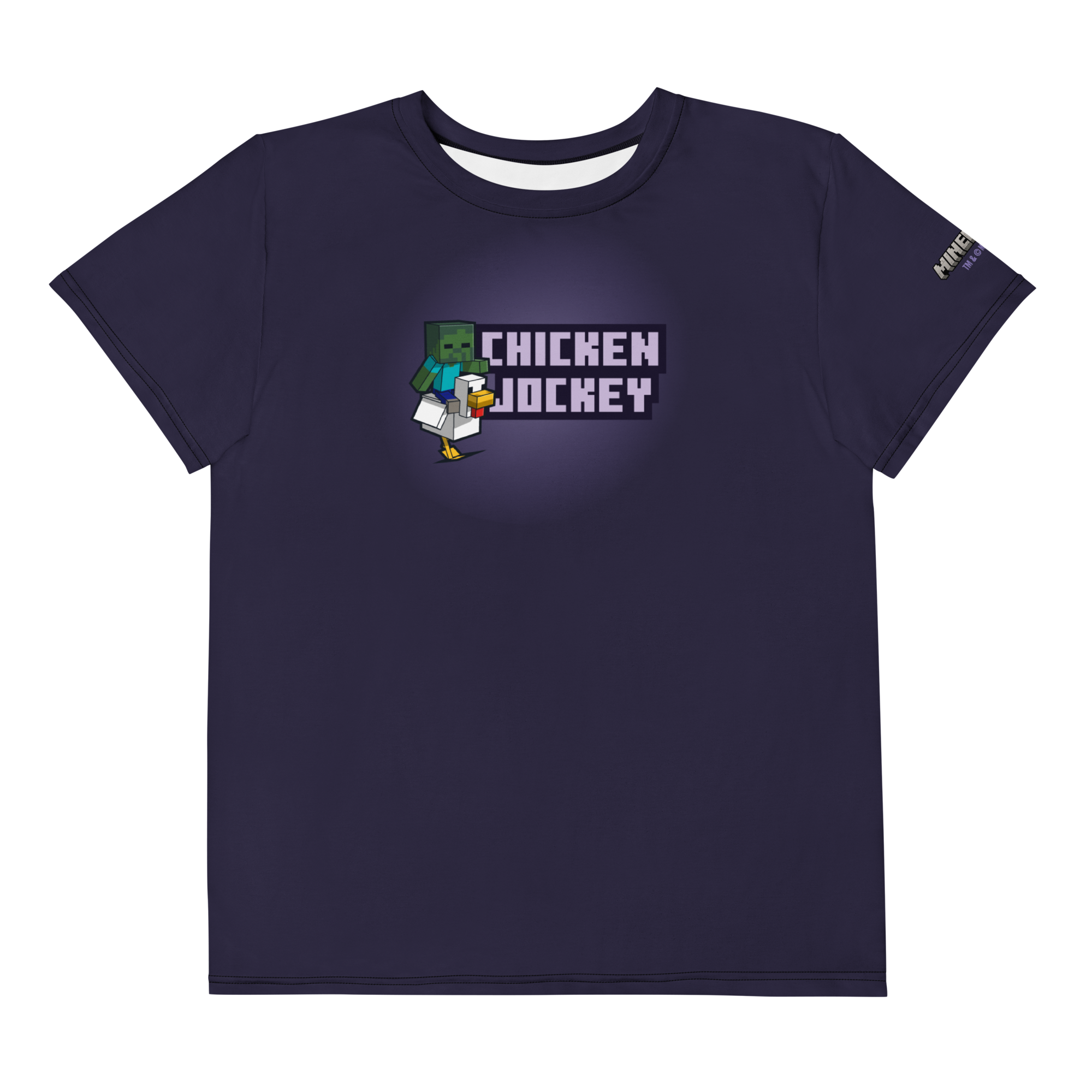 Alternative view of Minecraft Chicken Jockey Kids Personalized T-Shirt