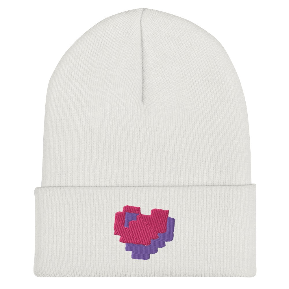 Minecraft Heart Cuffed Beanie - Image 5