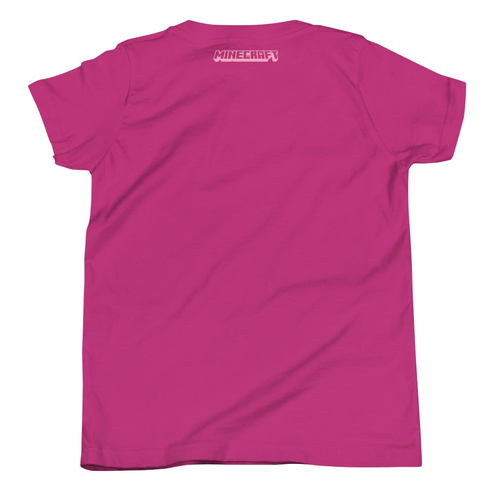 Alternative view of Minecraft Trails & Tales Cherry Blossom Sniffer Kids T-Shirt