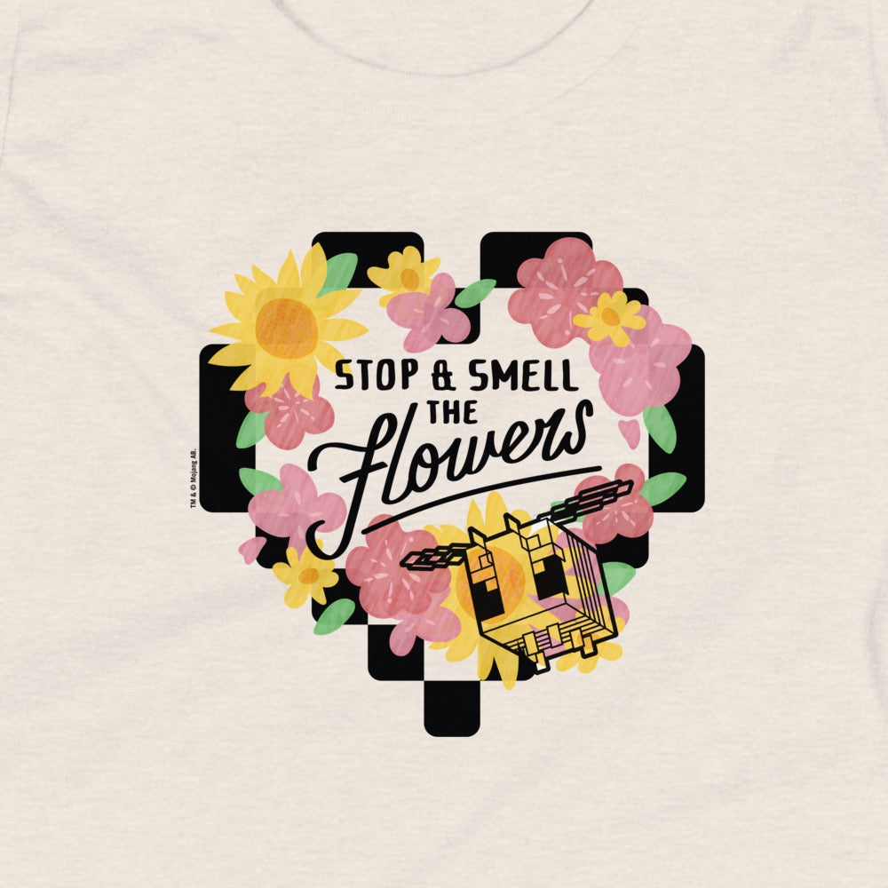 Alternative view of Minecraft Stop & Smell The Flowers Kids Premium T-Shirt