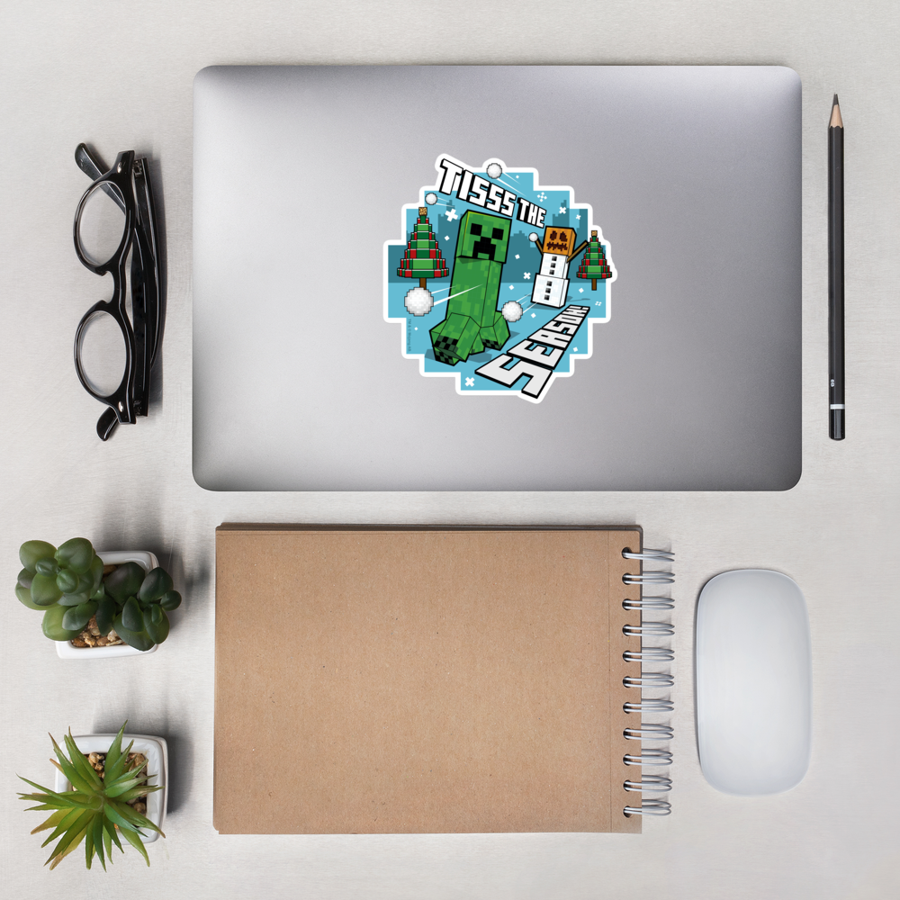 Alternative view of Minecraft Tis The Season Die Cut Sticker