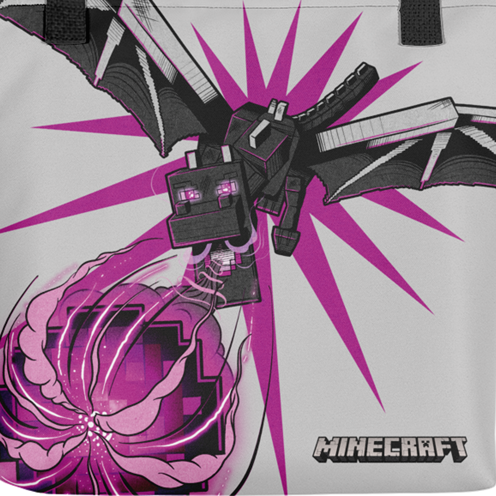 Alternative view of Minecraft Ender Dragon Premium Tote Bag