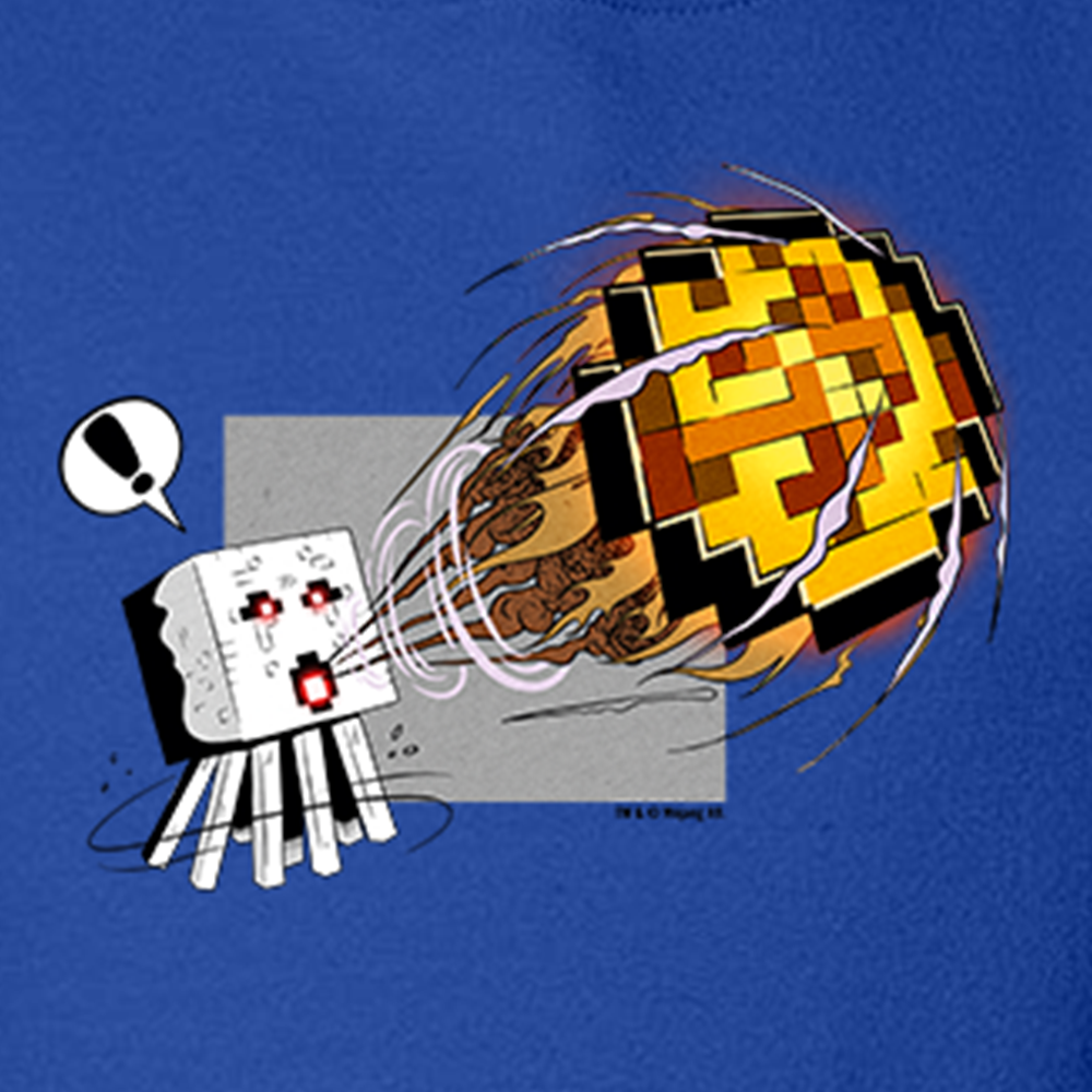 Alternative view of Minecraft Ghast Kids Pullover Hoodie