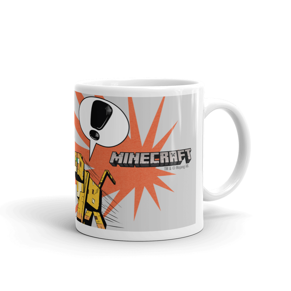 Minecraft Creeper Zoom White Mug - Image 3
