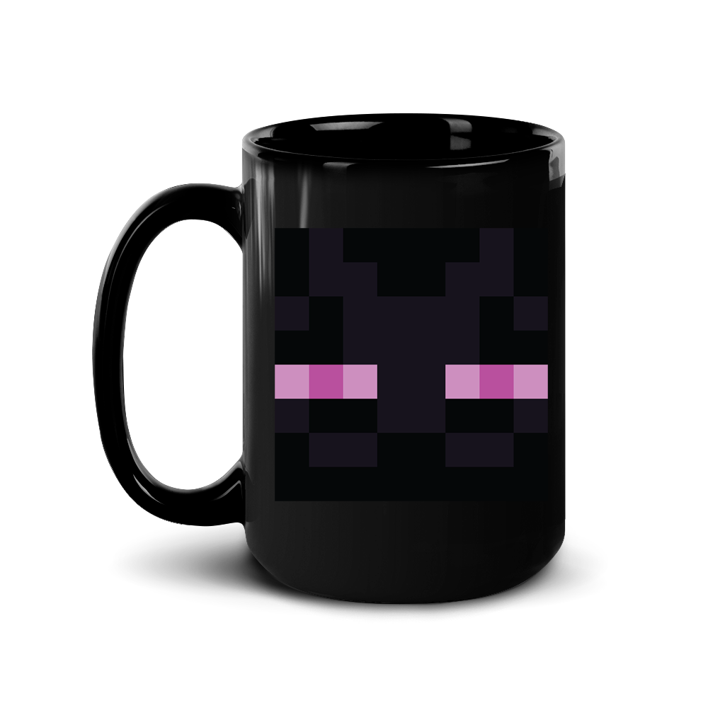 Minecraft Enderman Eyes Black Mug - Image 3