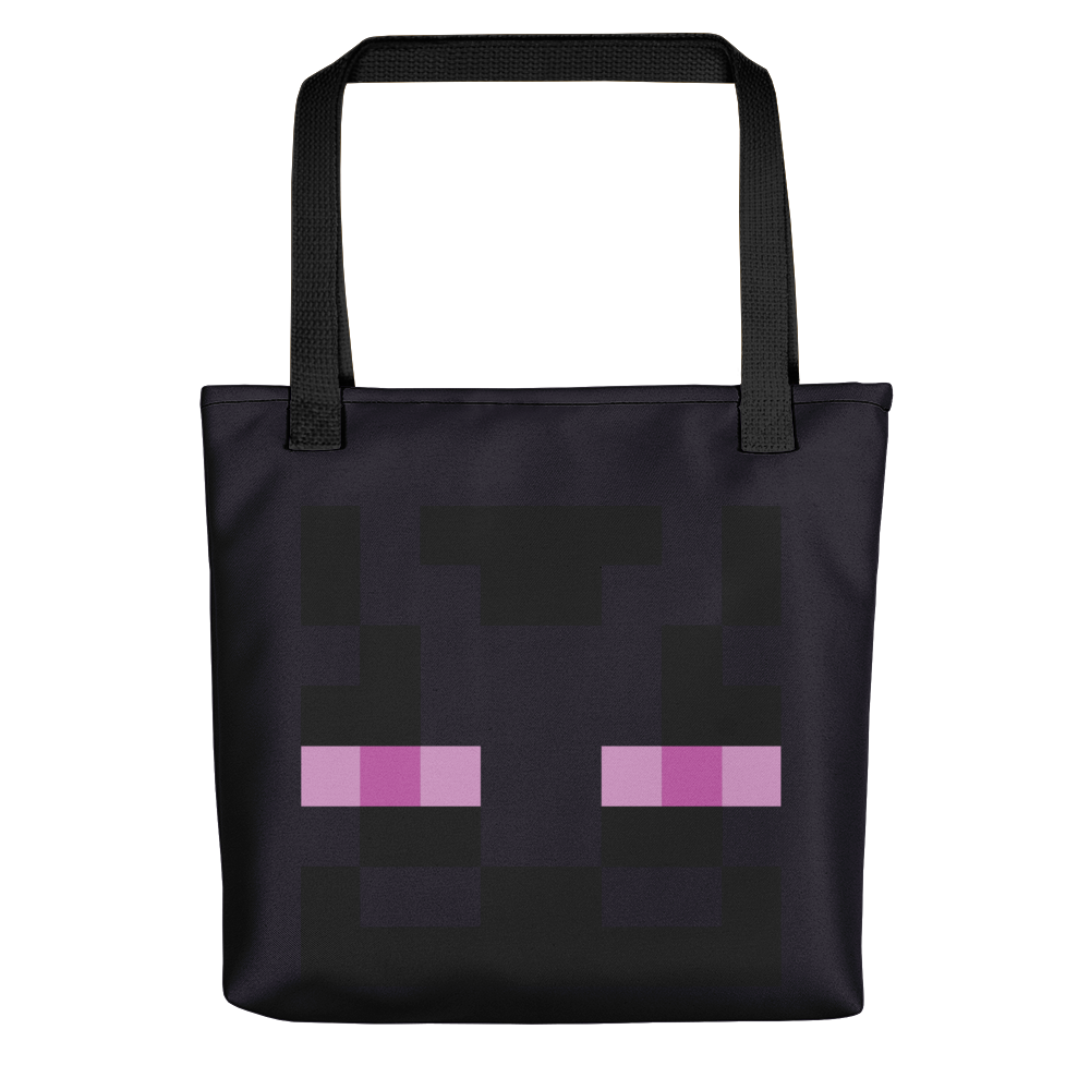 Alternative view of Minecraft Enderman Eyes Premium Tote Bag