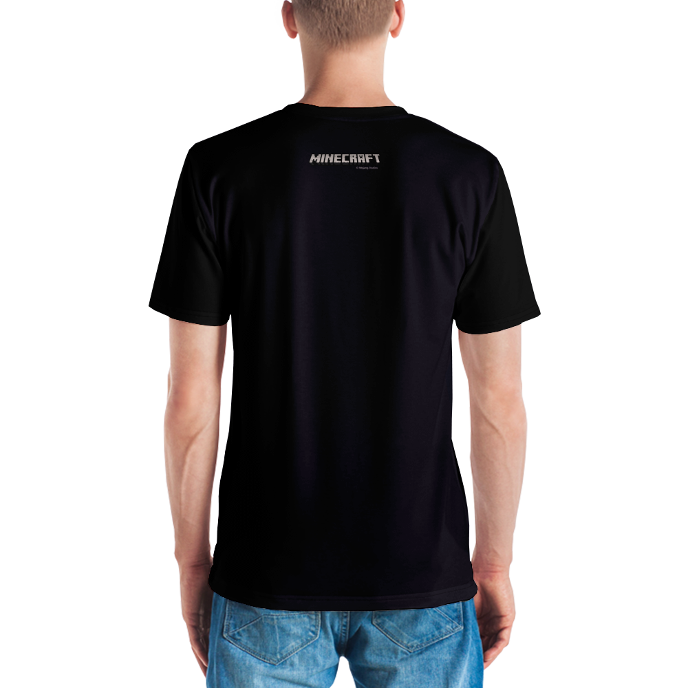 Minecraft Enderman Eyes Unisex Short Sleeve T-Shirt - Image 3