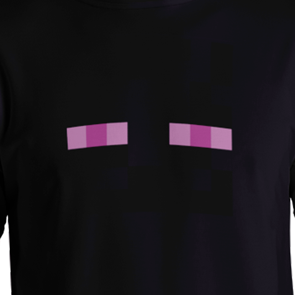 Alternative view of Minecraft Enderman Eyes Unisex Short Sleeve T-Shirt