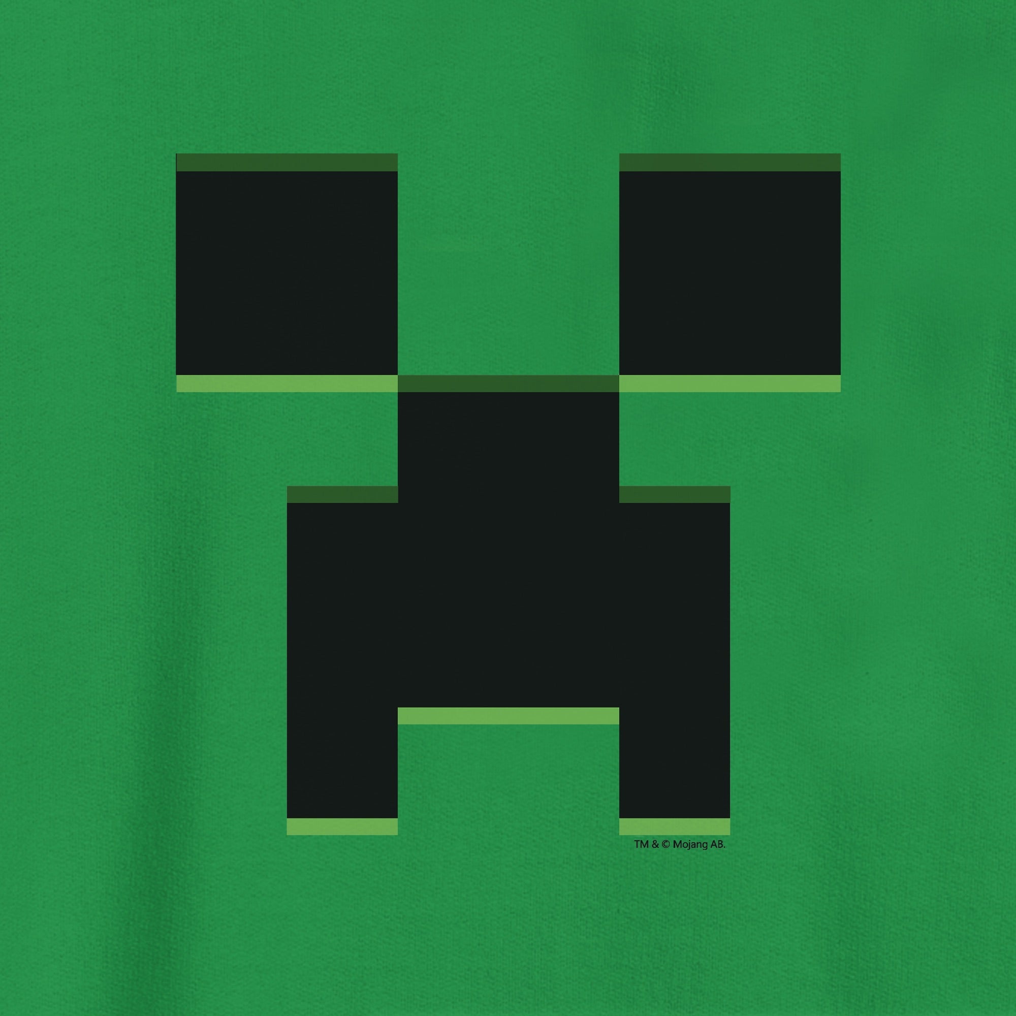 Alternative view of Minecraft Creeper Adult Hoodie