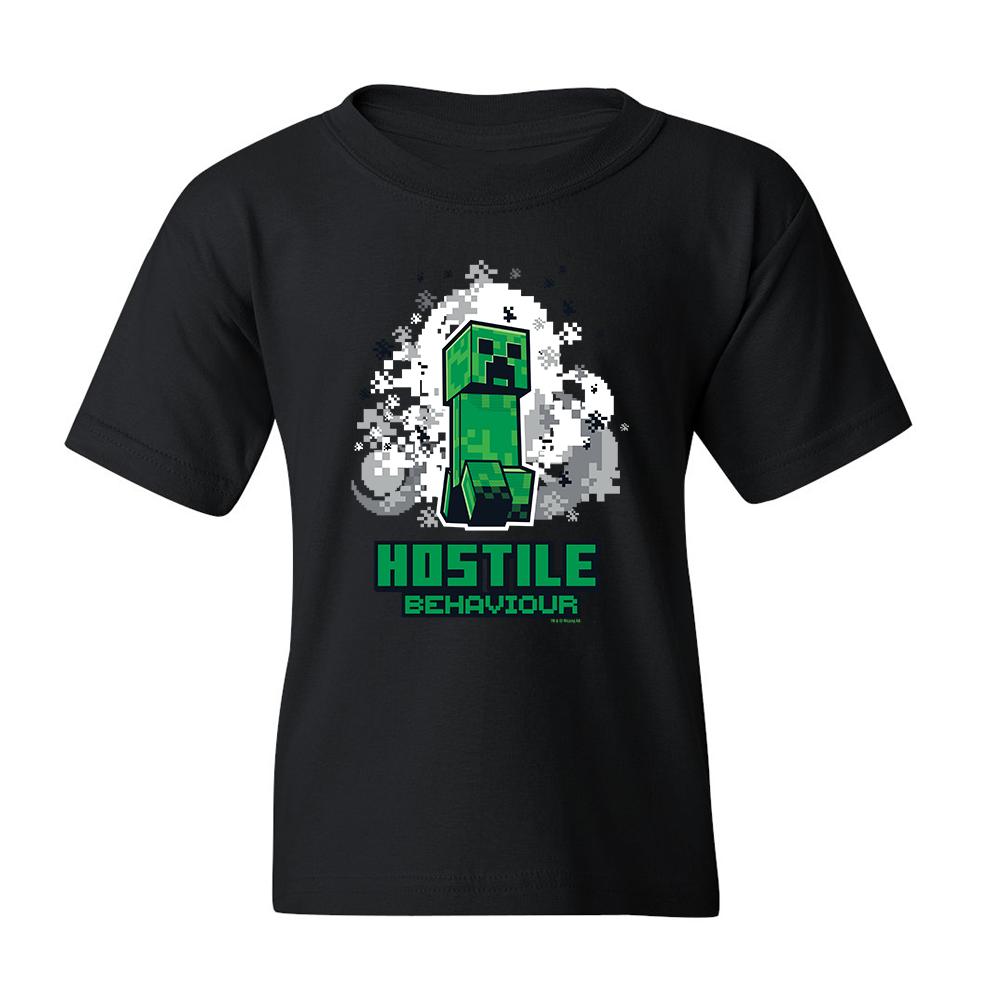 Minecraft Jolly Mobs Hostile Behavior Kids Short Sleeve T-Shirt - Image 3