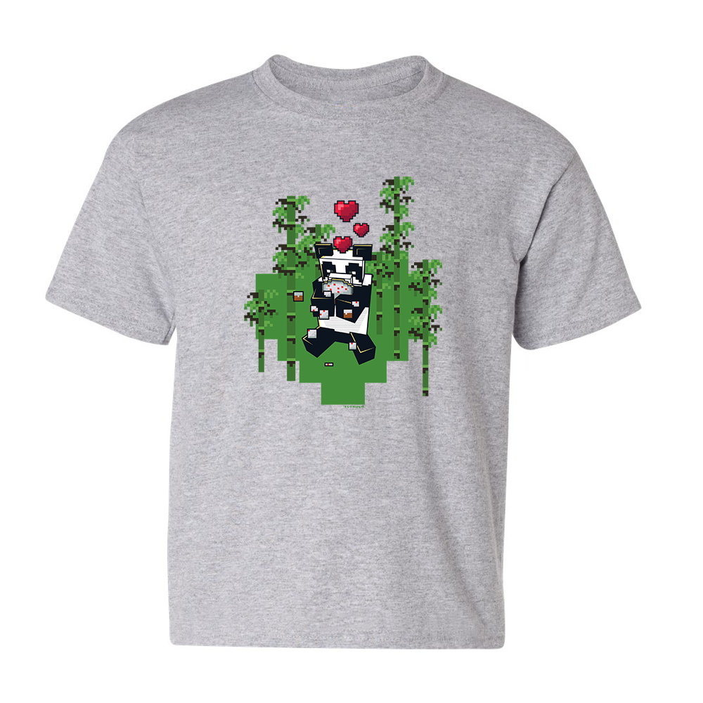 Minecraft Jolly Mobs Panda Kids Short Sleeve T-Shirt - Image 3