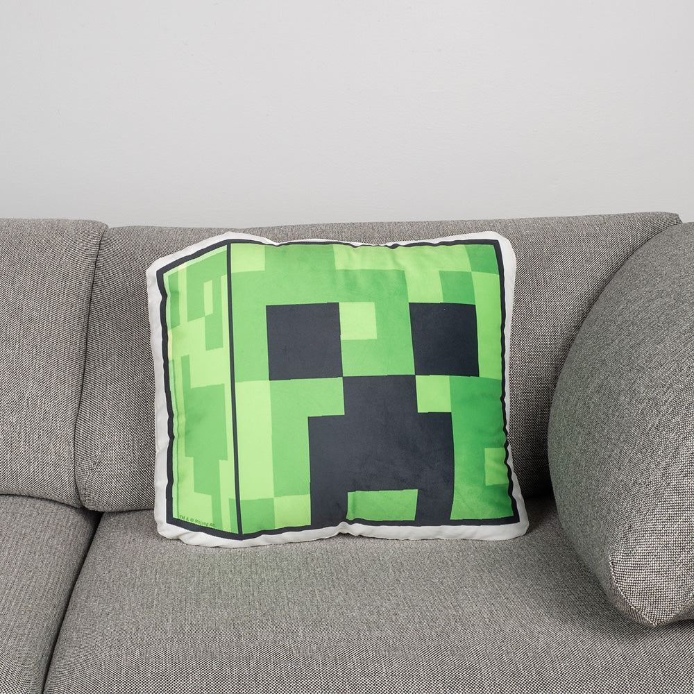 Alternative view of Minecraft Creeper Pillow