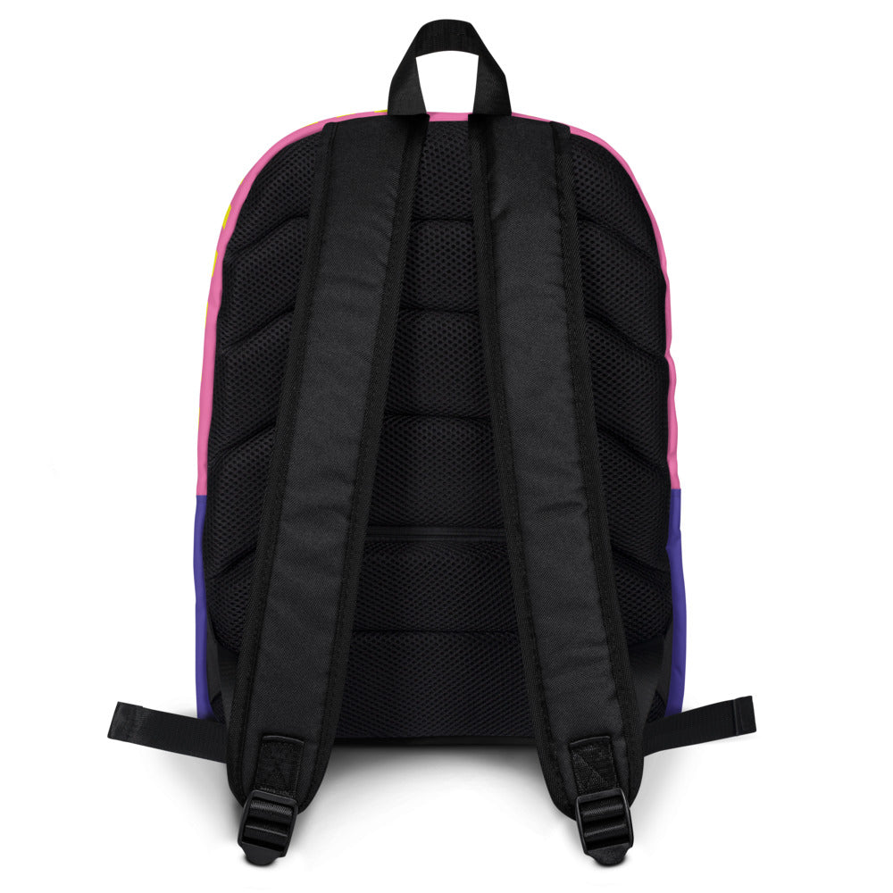 Alternative view of Minecraft Color Block Backpack