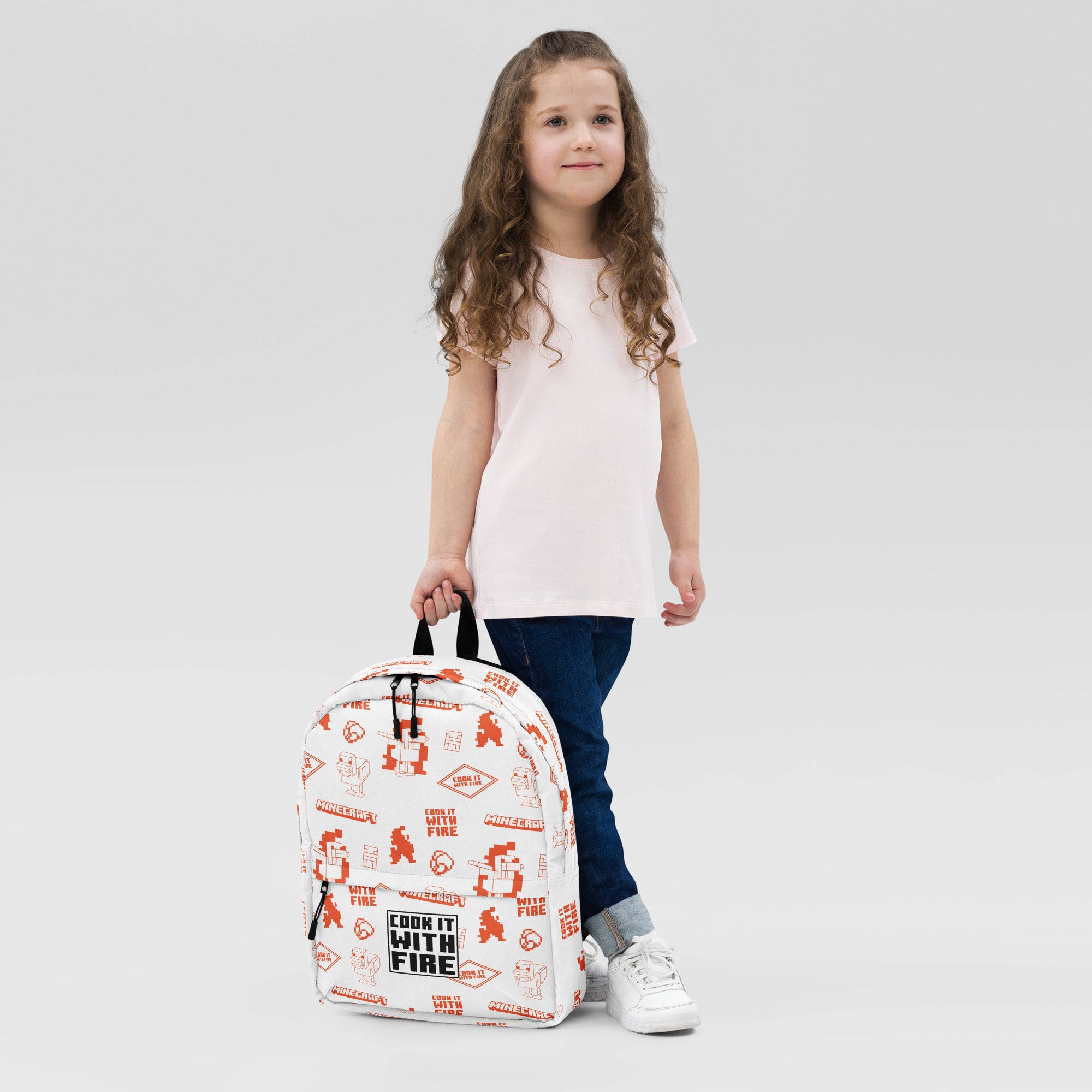 Alternative view of Minecraft Backpack Lava Chicken, Cook It