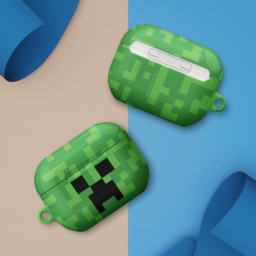 Minecraft Creeper Big Face Airpod Case - Image 16
