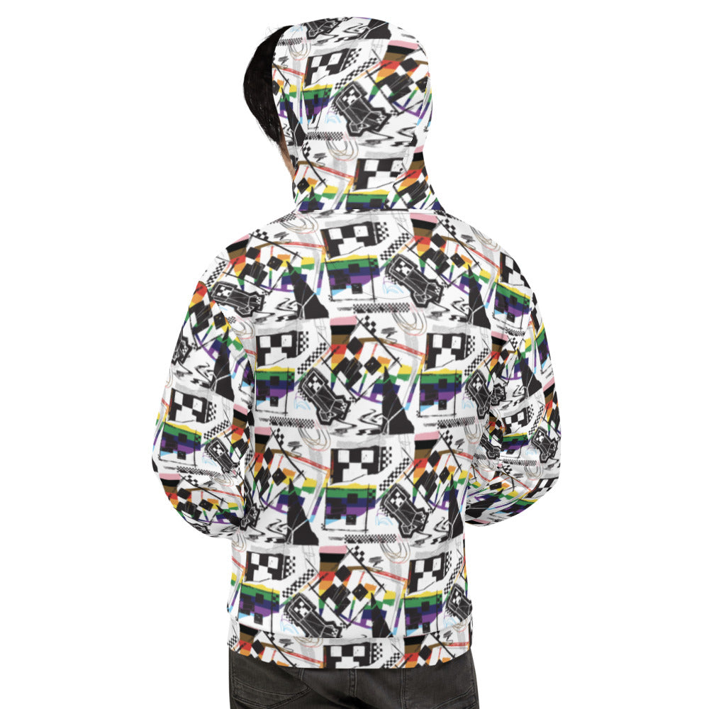 Minecraft Rainbow Adult Hoodie - Image 3