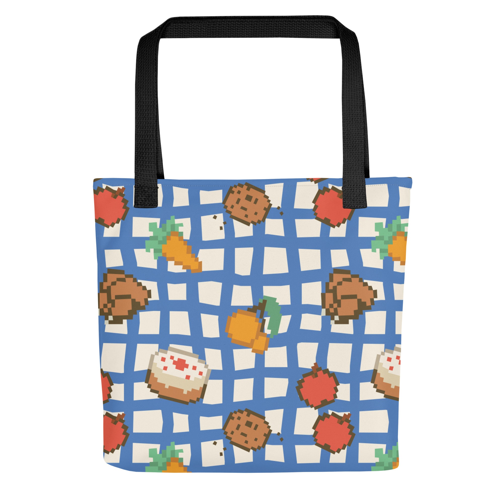 Alternative view of Minecraft Tote Bag Pixel Food