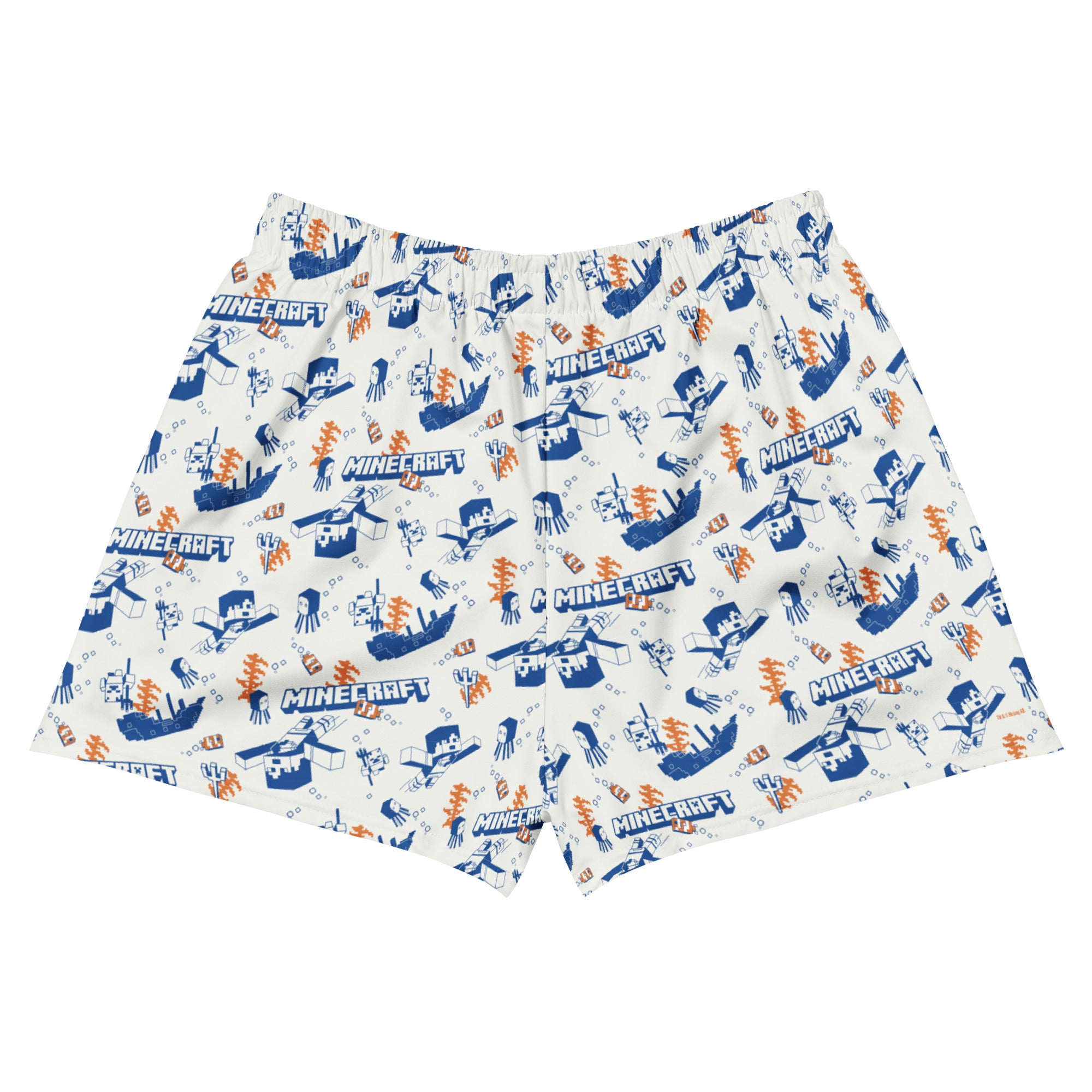 Alternative view of Minecraft Block By Block Athletic Shorts