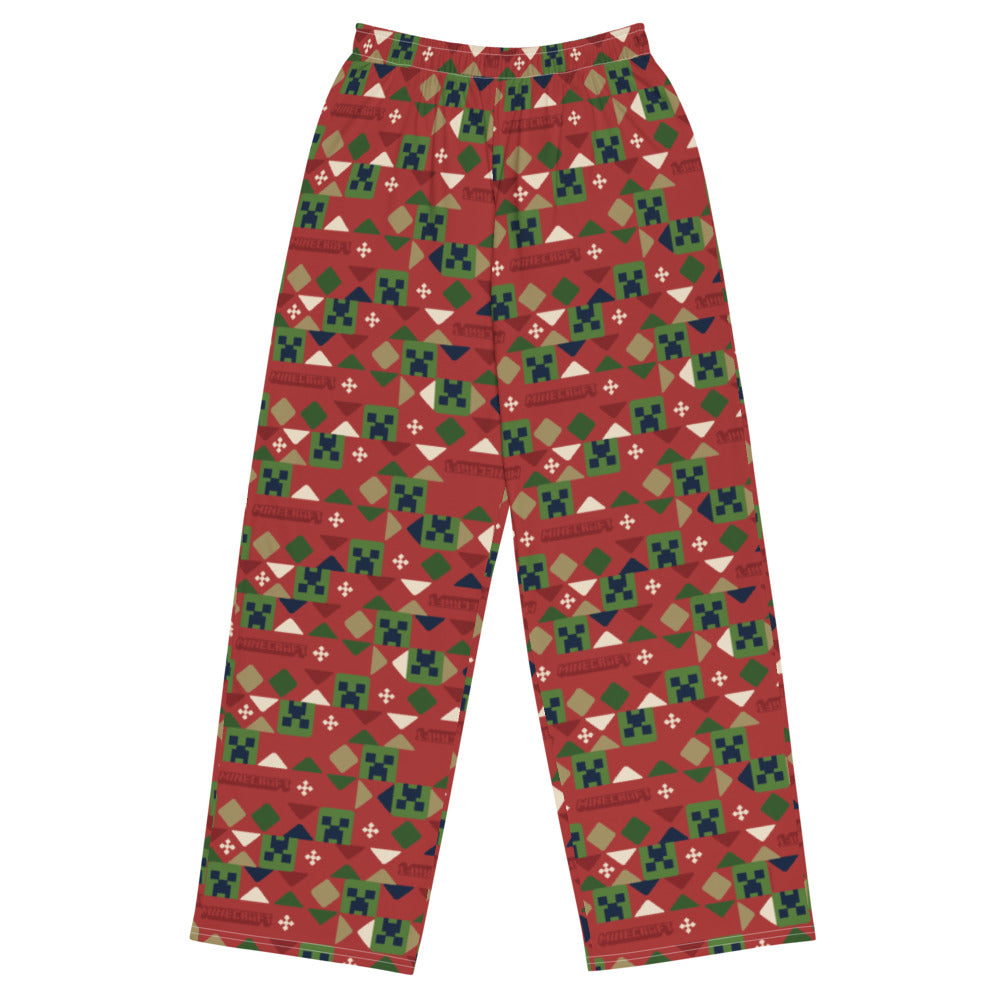 Minecraft Holiday Creeper Pattern Lounge Pant