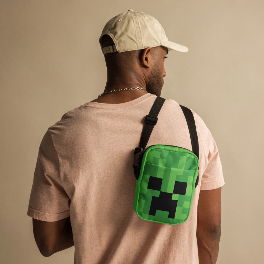 Minecraft Creeper Big Face Crossbody Bag - Image 3