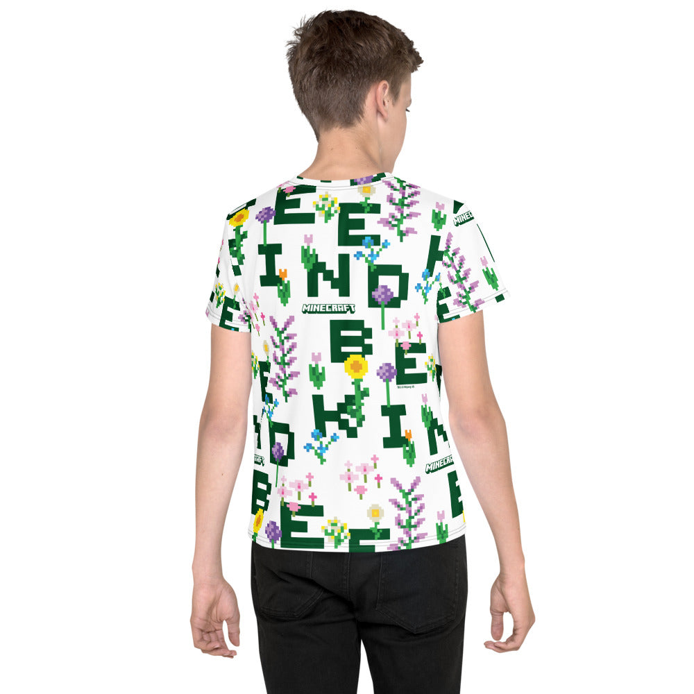 Minecraft Bee Kind Youth T-shirt - Image 4