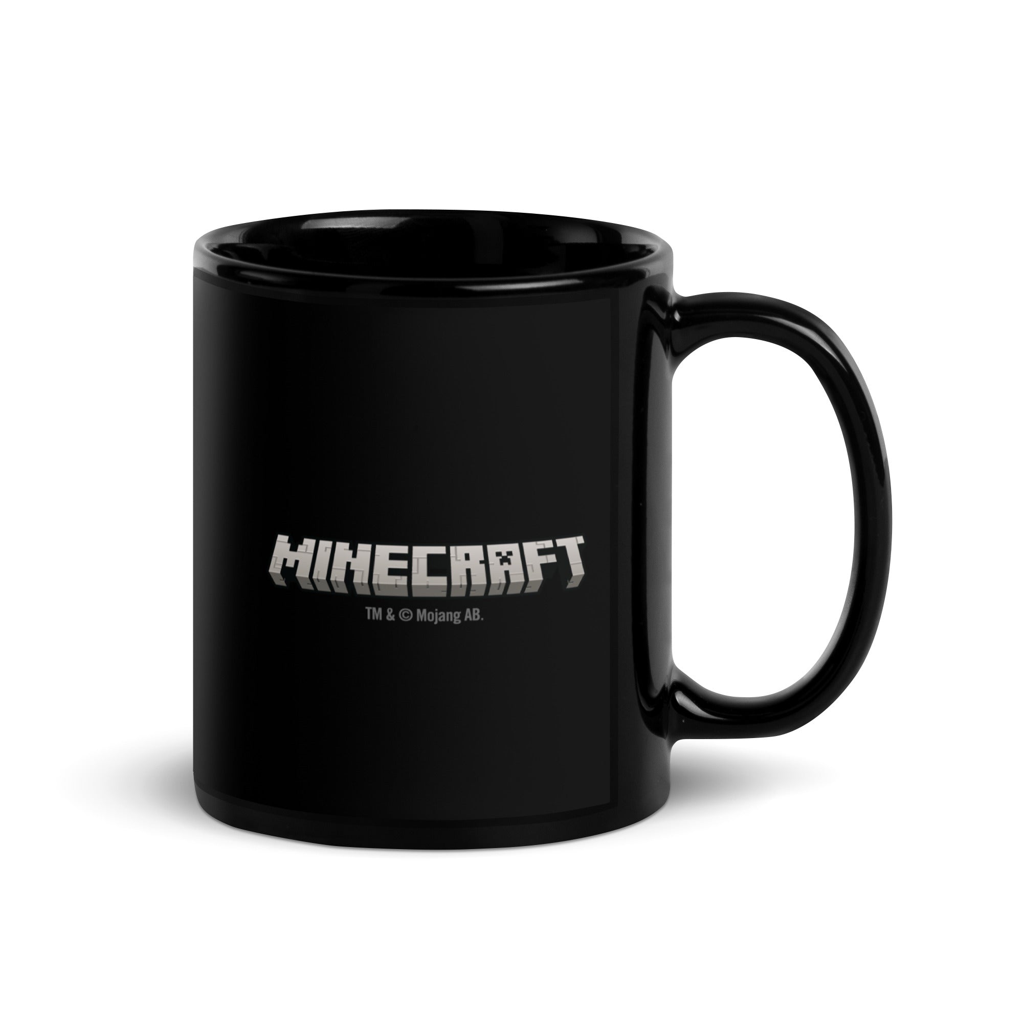 Alternative view of Minecraft Personalized Black Mug Realm Name