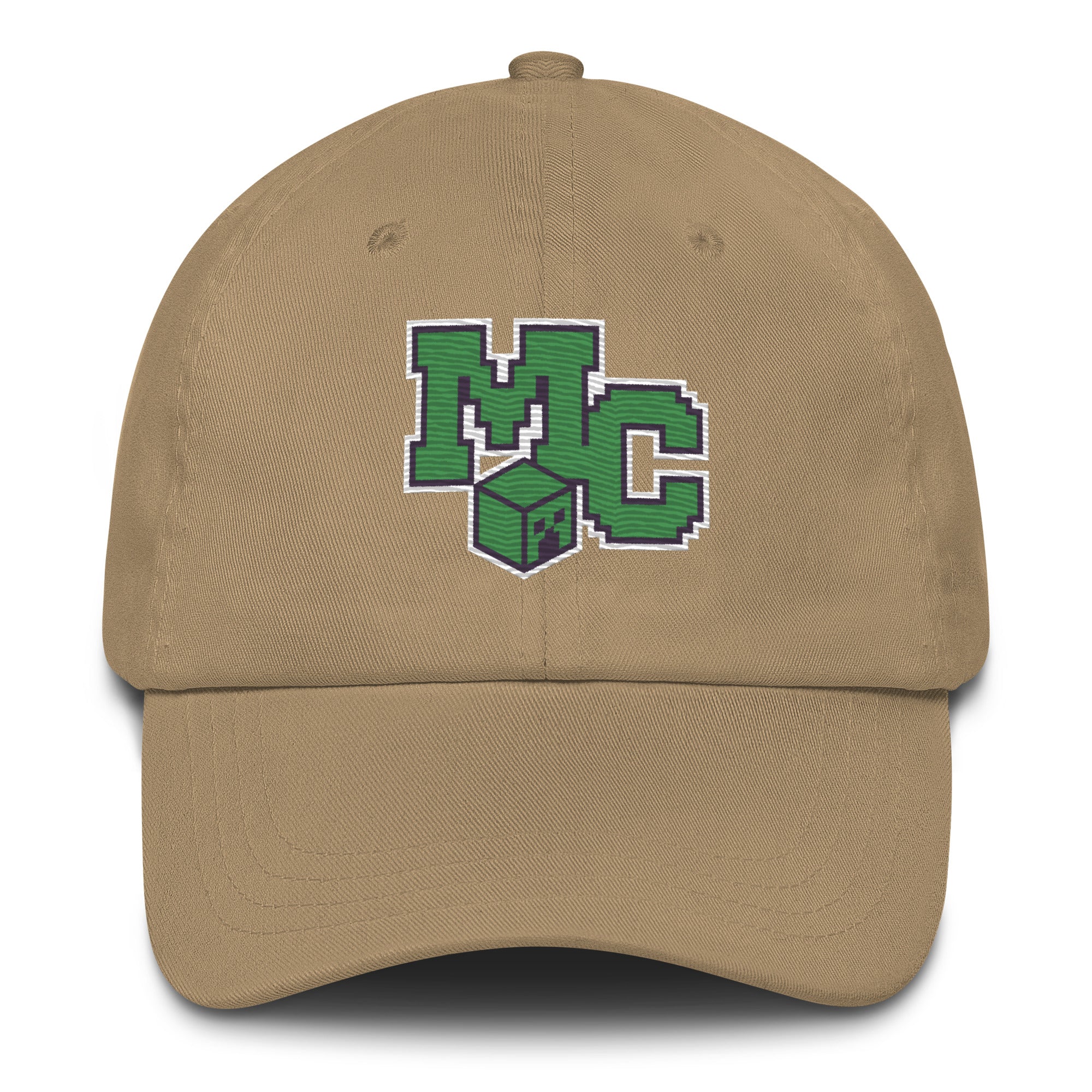 Minecraft Embroidered Dad Hat Pixelated Logo - Image 4