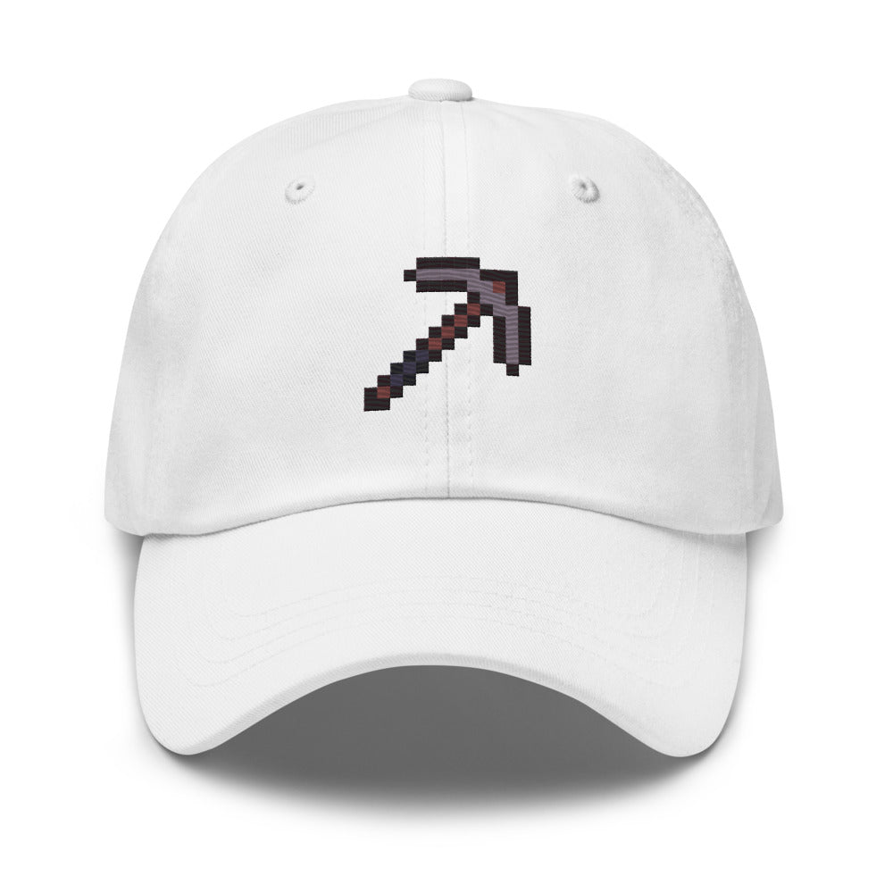 Minecraft Netherite Pickaxe Embroidered Classic Dad Hat - Image 8