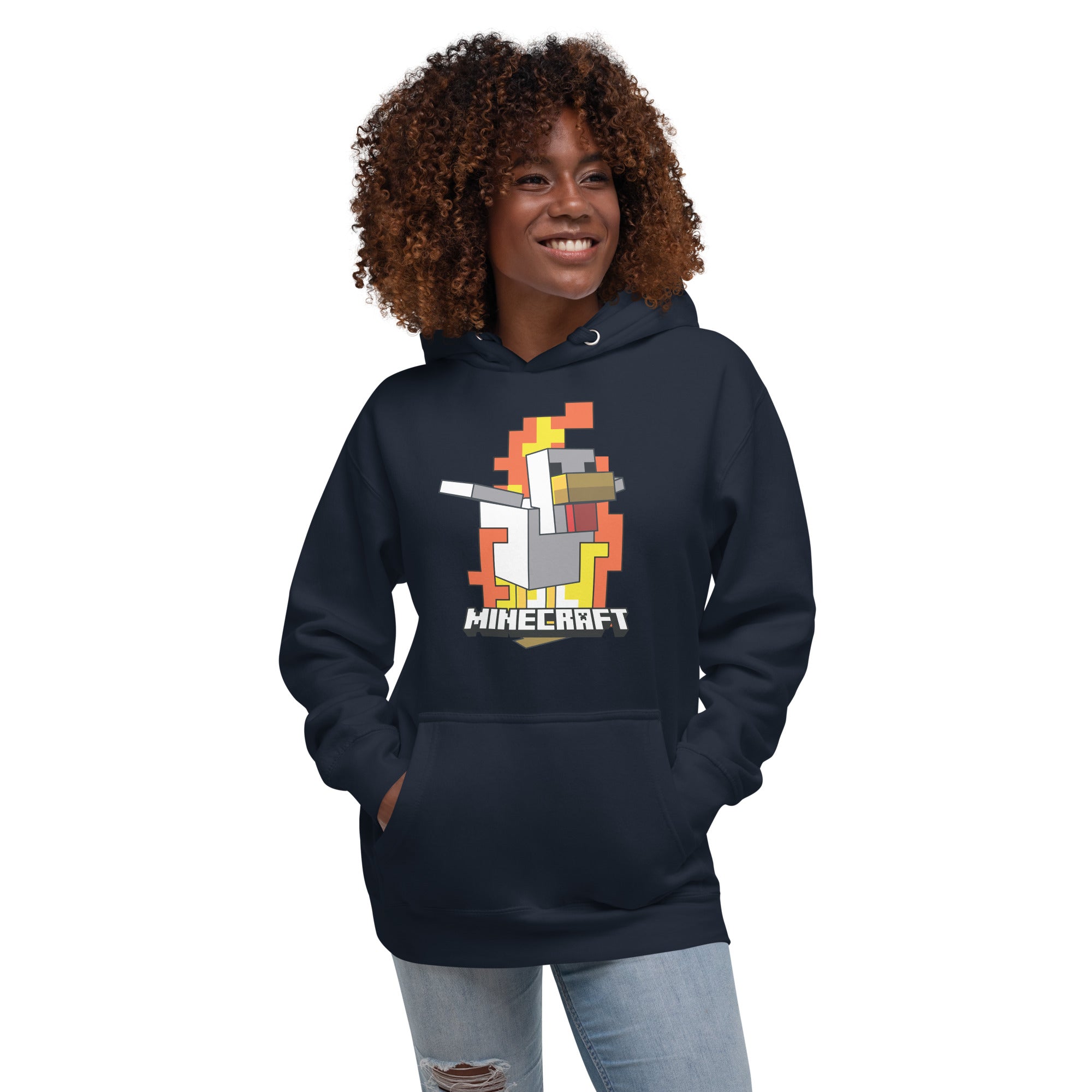 Minecraft Hoodie Fire Chicken - Image 5