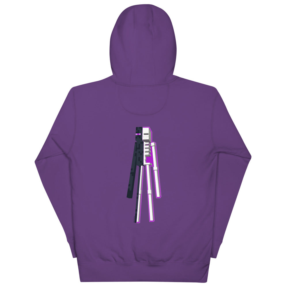 Minecraft Enderman Skeleton Unisex Premium Hoodie - Image 5