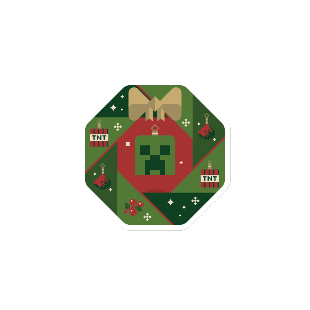 Minecraft Holiday Creeper Die Cut Magnet - Image 4