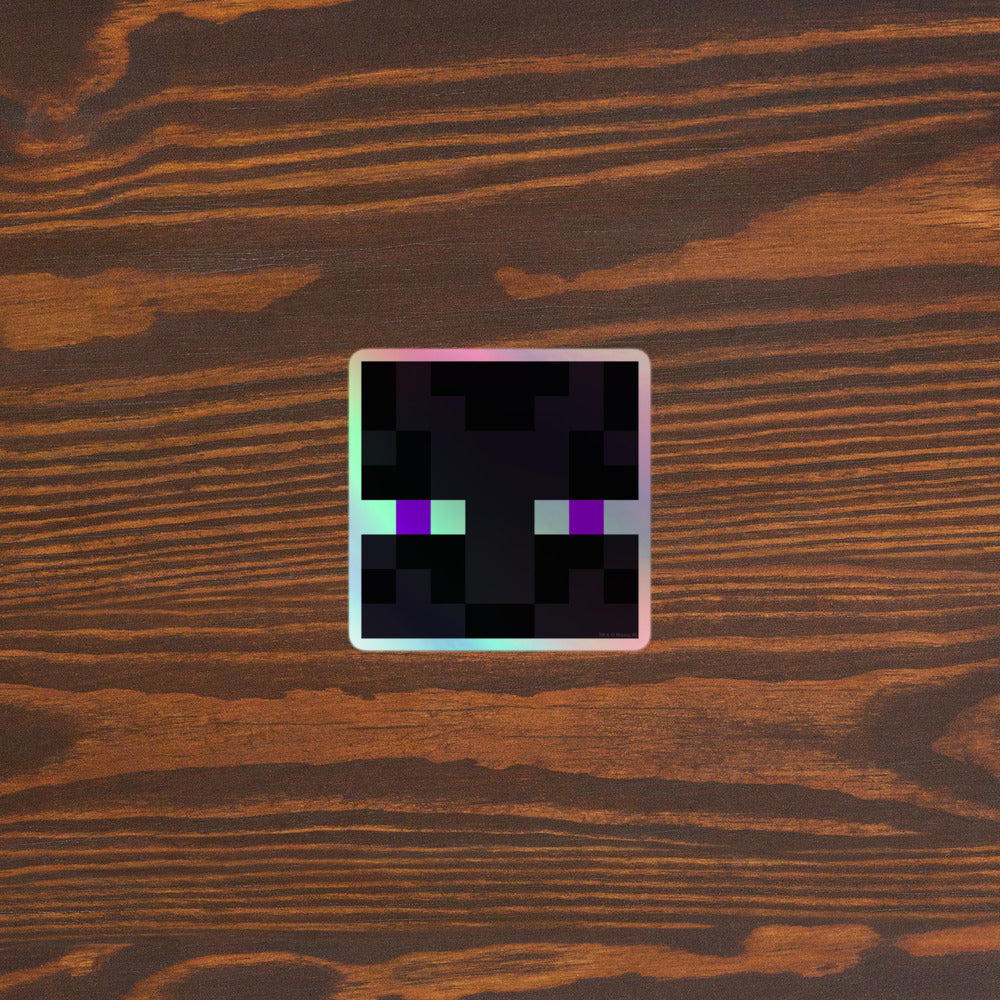 Minecraft Enderman Holographic Sticker - Image 4