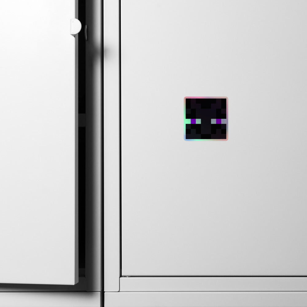 Minecraft Enderman Holographic Sticker - Image 3