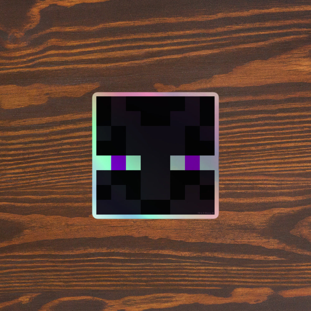 Minecraft Enderman Holographic Sticker - Image 9